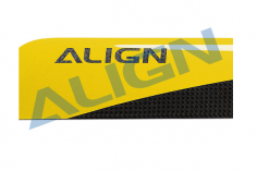 Align Carbon Hauptrotorblätter 650mm in gelb für den T-REX 650X