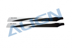 Align Carbon Hauptrotorblätter 650mm in weiß für T-REX 650X