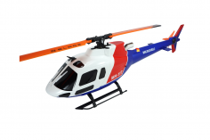 Microheli Scale Rumpf AS-350 in weiß/blau/rot für Blade 230S und 230S V2