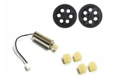 Proton RC Helicopter Ersatzteil SET C bestehend aus Hauptzahnrad, Hauptmotor, Ritzel