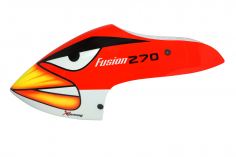 Microheli Fiberglas Haube Angry Bird im rotem Design für den Blade Fusion 270