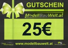 Geschenkgutschein 25€ PDF zum selbst ausdrucken