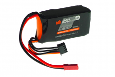 Spektrum Smart Lipo Akku 11,1V 800mAh 3S 50C mit BEC/JST Anschluss