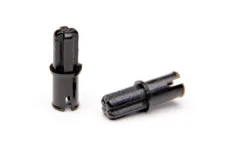 CaDA Technik Achse Pin in schwarz 100Stück