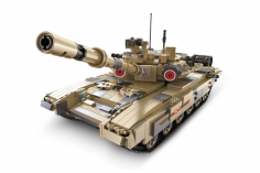 CaDA Klemmbausteine - Kampfpanzer T-90 - optional aufrüstbar mit RC Set - 1722 Teile