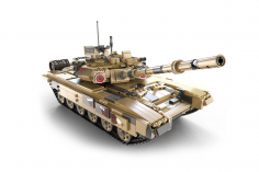 CaDA Klemmbausteine - Kampfpanzer T-90 - optional aufrüstbar mit RC Set - 1722 Teile