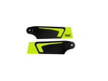 1st Heckrotorblätter aus CFK 90mm in neon Gelb