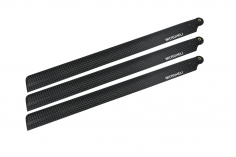 Microheli carbon Hauptrotorblätter 238mm 3Blatt Satz für Blade 230S und 230S V3