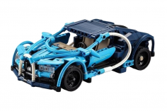 CaDA Klemmbausteine - Blauer Phantom 6in1 - Pullback-Antrieb (Rückzieh-Antrieb) - 509Teile