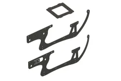 Mikado Ersatzteile Seitenteil Carbon rechts und links für LOGO 200 und V8