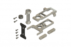 Mikado Aluminium-Teile Chassis, LOGO 200