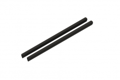 Mikado Heckrohr Aluminium schwarz, LOGO 200