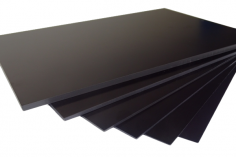 GFK Platte in schwarz 300x200mm Stärke 0,5mm 1Stück