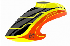 Mikado Haube LOGO 200 neon-gelb/neon-orange