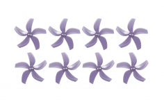 Gemfan D63 Ducted Durable 5Blatt Propeller 2,5 63mm für 1,5mm Welle violett 4xCW und 4xCCW