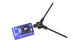 Mikado Antennenhalter flach, weiß