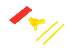 Mikado Antennenhalter flach, gelb