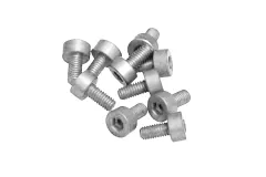 Inbusschrauben aus Aluminium silber eloxiert M3x6 10Stück