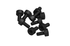 Inbusschrauben aus Aluminium schwarz eloxiert M3x6 10Stück