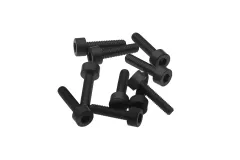 Inbusschrauben aus Aluminium schwarz eloxiert M3x12 10Stück