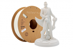 Polymaker PolyTerra PLA Cotton weiß 1,75mm 1kg