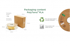 Polymaker PolyTerra PLA Cotton weiß 1,75mm 1kg