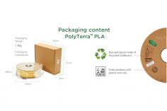 Polymaker PolyTerra PLA Sapphire blau 1,75mm 1kg