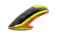 Mikado Haube LOGO 600, neon-gelb/orange