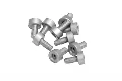 Inbusschrauben aus Aluminium silber eloxiert M3x10 10Stück