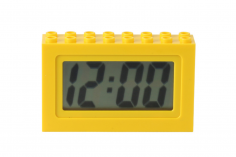 Wange Klemmbausteine Uhr 