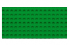 Wange Grundplatte grün 24x48 Noppen, ca. 38,5x19cm