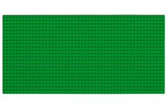 Wange Grundplatte Grün 28 x 56 Noppen, ca. 44,5 x 22,5cm