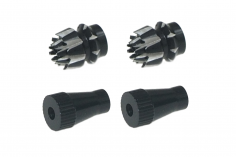 Steuerknüppelendstück / Gimbal Stick End / Typ C in schwarz mit M3 Gewinde 2 Stück 2 Stück