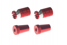 Steuerknüppelendstück / Gimbal Stick End / Typ A in rot mit M3 Gewinde 2 Stück