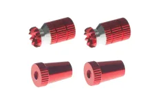 Steuerknüppelendstück / Gimbal Stick End / Typ A in rot mit M3 Gewinde 2Stück