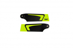 1st Heckrotorblätter aus CFK 85mm in neon Gelb