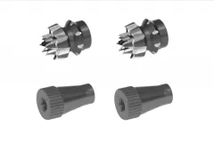 Steuerknüppelendstück / Gimbal Stick End / Typ C in schwarz mit M4 Gewinde 2Stück