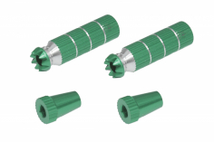 Steuerknüppelendstück / Gimbal Stick End / Typ B in grün mit M4 Gewinde 2Stück