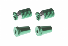 Steuerknüppelendstück / Gimbal Stick End / Typ A in grün mit M4 Gewinde 2Stück