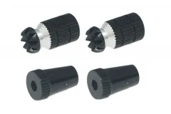 Steuerknüppelendstück / Gimbal Stick End / Typ A in schwarz mit M4 Gewinde 2Stück