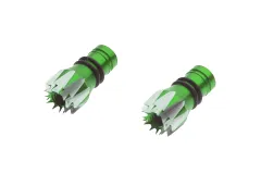 Steuerknüppelendstück / Gimbal Stick End / Typ D in grün mit M3 Gewinde 2Stück