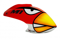 XCanopy Airbrush Fiberglas Angry Bird Haube für OMPHobby M1