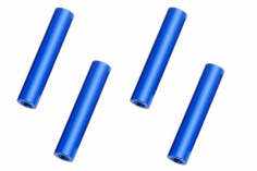 Abstandshalter / Spacer / Standoff M3 Aluminium eloxiert glatt in blau 4Stück 40mm