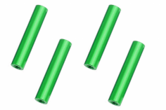 Abstandshalter / Spacer / Standoff M3 Aluminium eloxiert glatt in grün 4Stück 40mm
