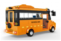 Wange Klemmbausteine - School Bus - 367 Teile