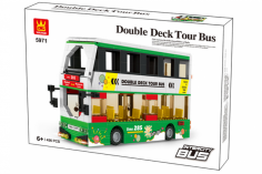 Wange Klemmbausteine - Doppeldeckerbus - 456 Teile