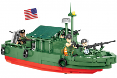 COBI Klemmbausteine Vietnam Krieg Patrol Boat River Mk II bestehend aus 615 Teilen