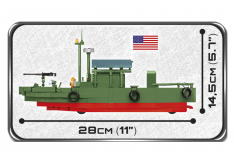 COBI Klemmbausteine Schiff Vietnam Krieg Patrol Boat River Mk II - 615 Teile