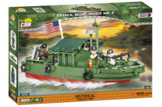 COBI Klemmbausteine Schiff Vietnam Krieg Patrol Boat River Mk II - 615 Teile