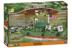 COBI Klemmbausteine Schiff Vietnam Krieg Patrol Boat River Mk II - 615 Teile